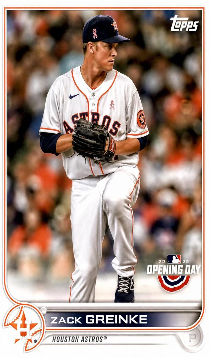 2022 Topps Opening Day Baseball Zack Greinke #180