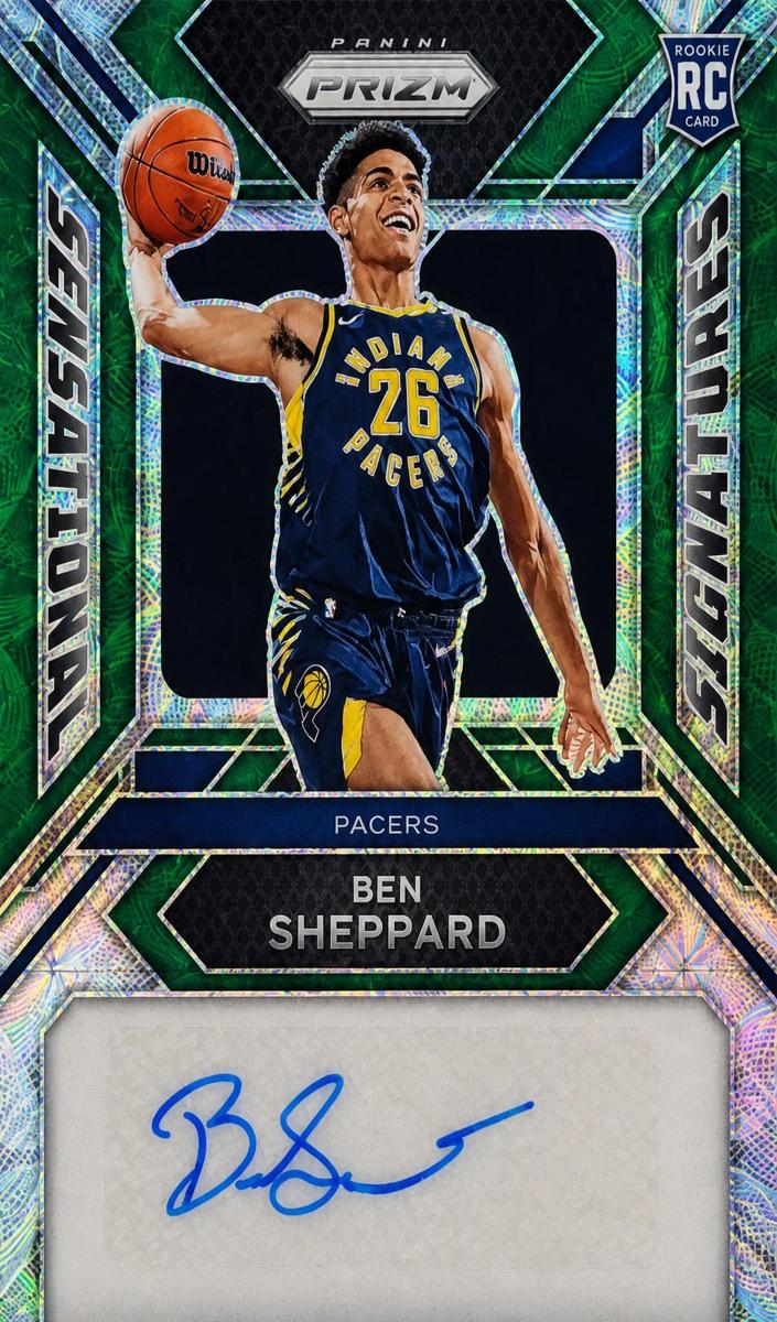 2023 Panini Prizm Basketball Choice Green Ben Sheppard #SS-SD