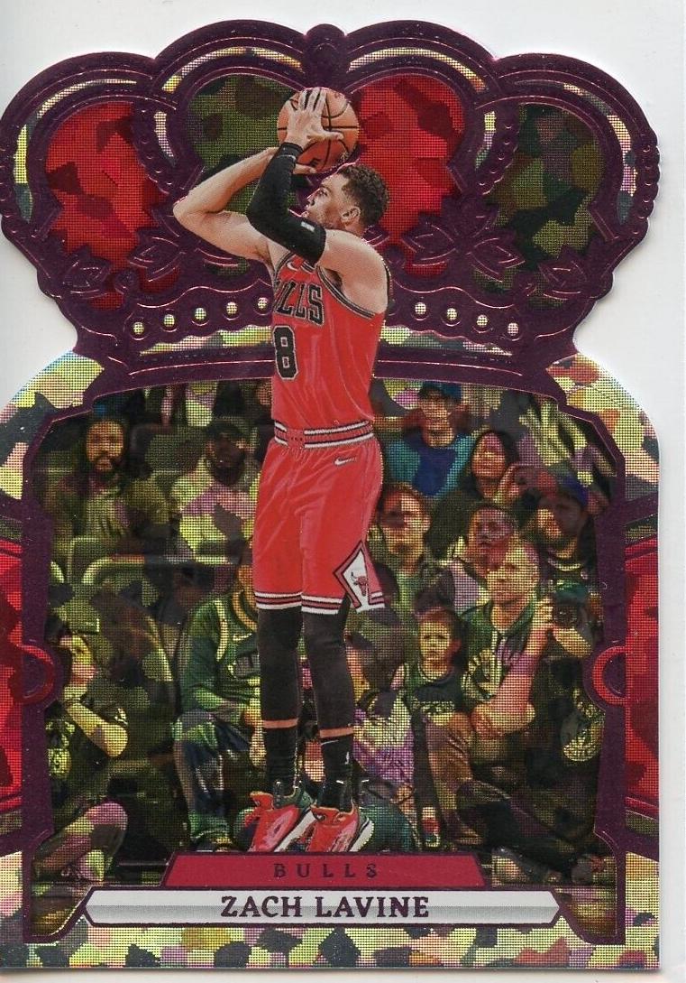 2023 Panini Crown Royale Basketball Crystal Pink Zach LaVine #58