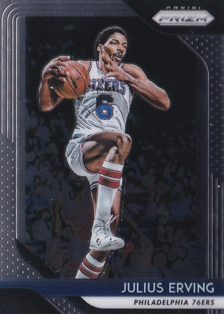 2018 Panini Prizm Basketball Julius Erving #95 SGC 8.5