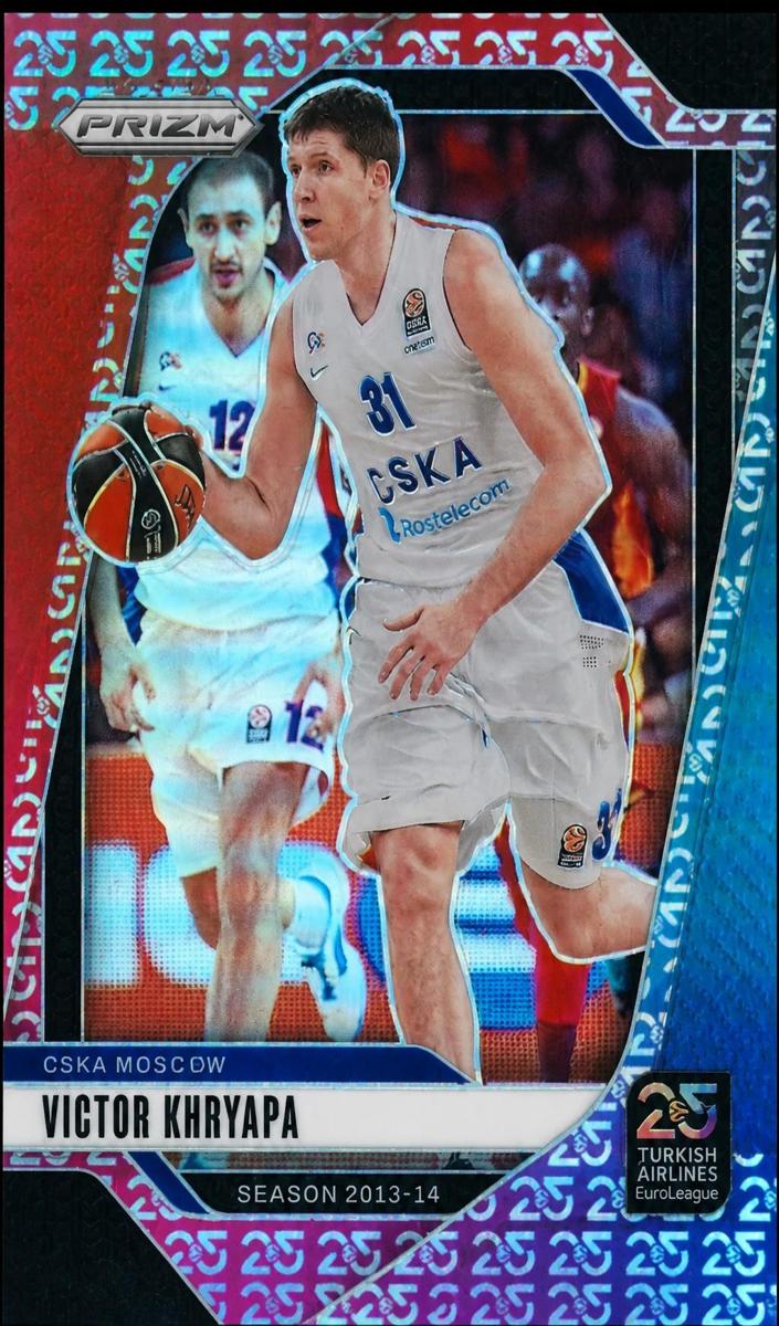 2024 Panini Prizm Turkish Airlines EuroLeague Basketball 25th Anniversary Victor Khryapa #115