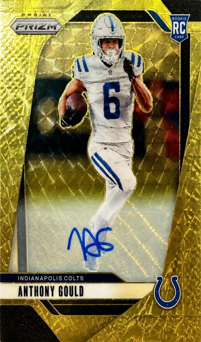 2024 Panini Prizm Football Gold Vinyl Anthony Gould #305 PSA 9