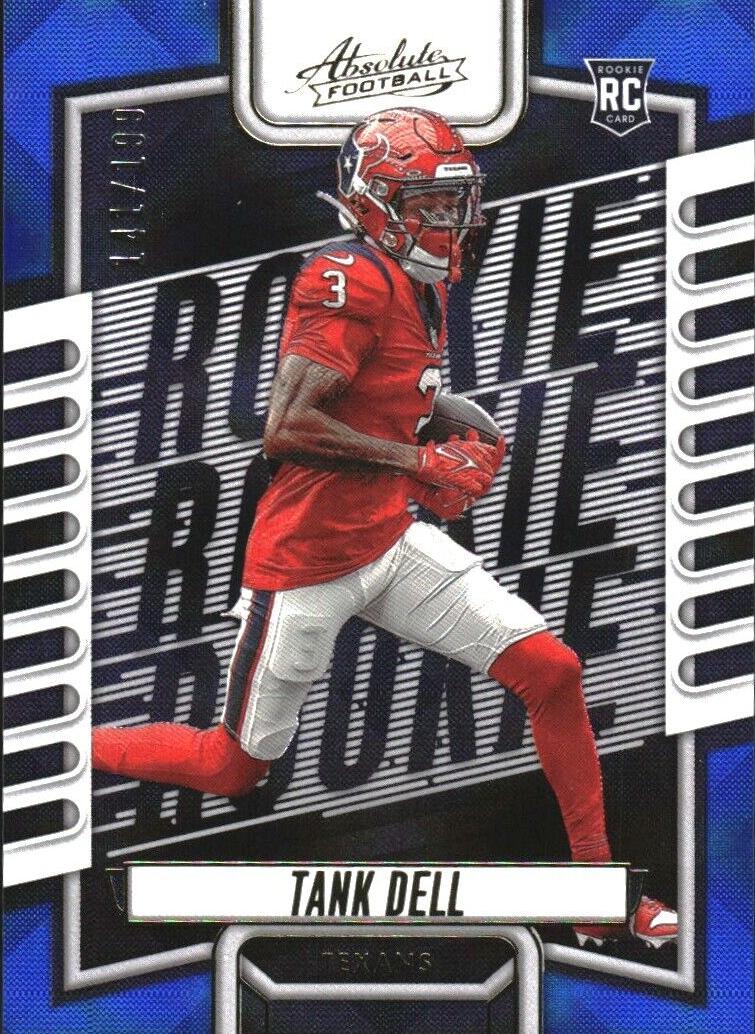 2023 Panini Absolute Football Blue Diamonds Tank Dell #124 PSA 10