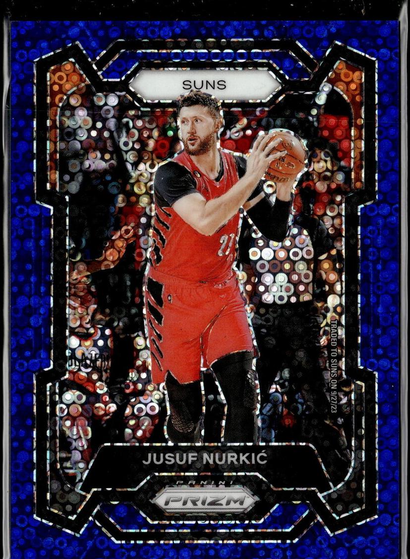 2023 Panini Prizm Basketball Fast Break Blue Jusuf Nurkic #277