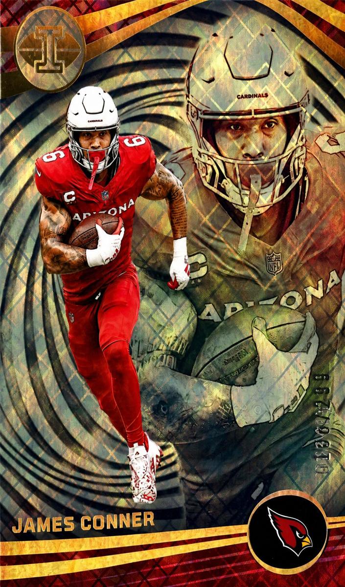 2023 Panini Illusions Football Trophy Collection Yellow Diamond James Conner #1