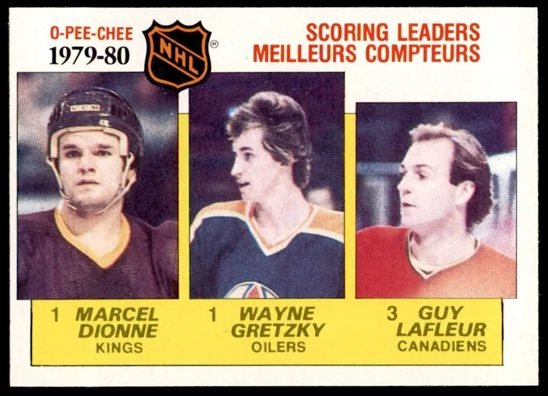 1980 O-Pee-Chee Hockey Scoring Leaders #163 SGC 6