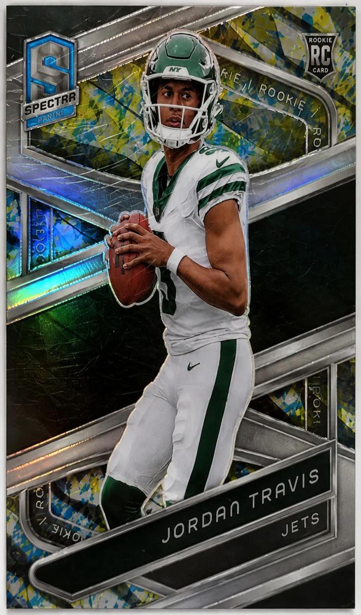 2024 Panini Spectra Football Neon Splatter Jordan Travis #154