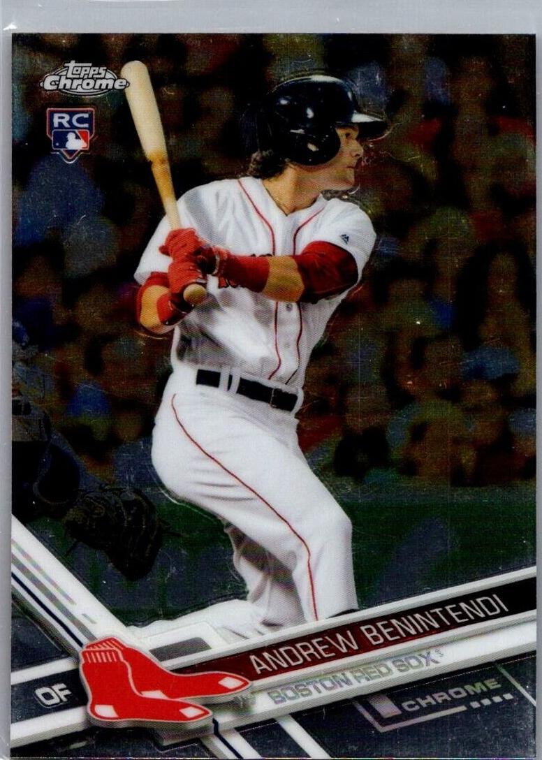 2017 Topps Chrome Baseball Andrew Benintendi #100 PSA 9