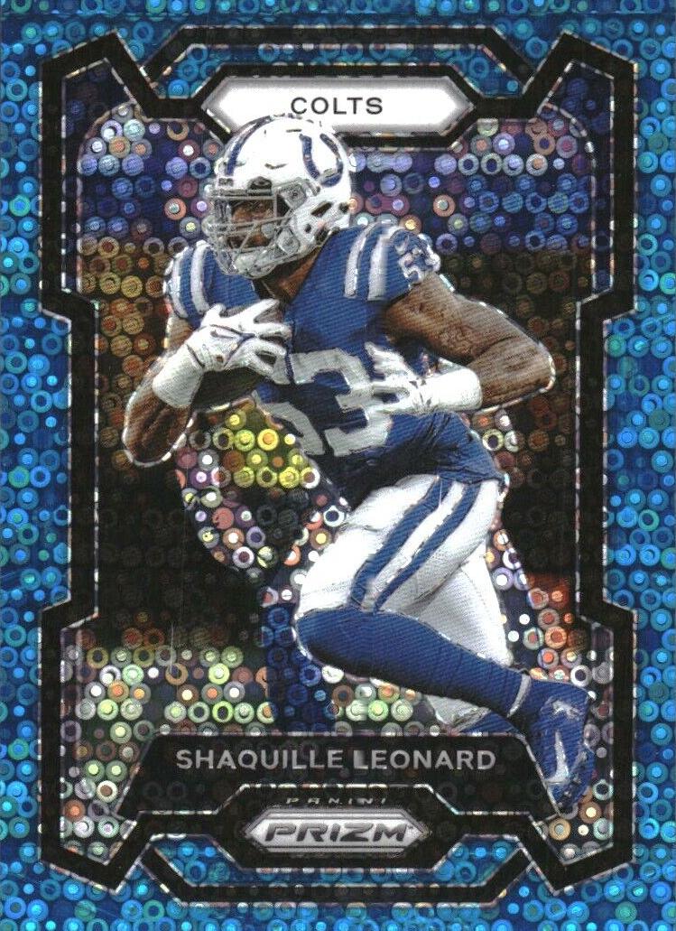 2023 Panini Prizm Football No Huddle Blue Shaquille Leonard #131