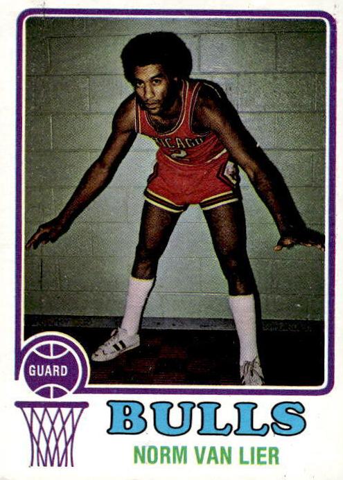 1973 Topps Basketball Norm Van Lier #31 PSA 9