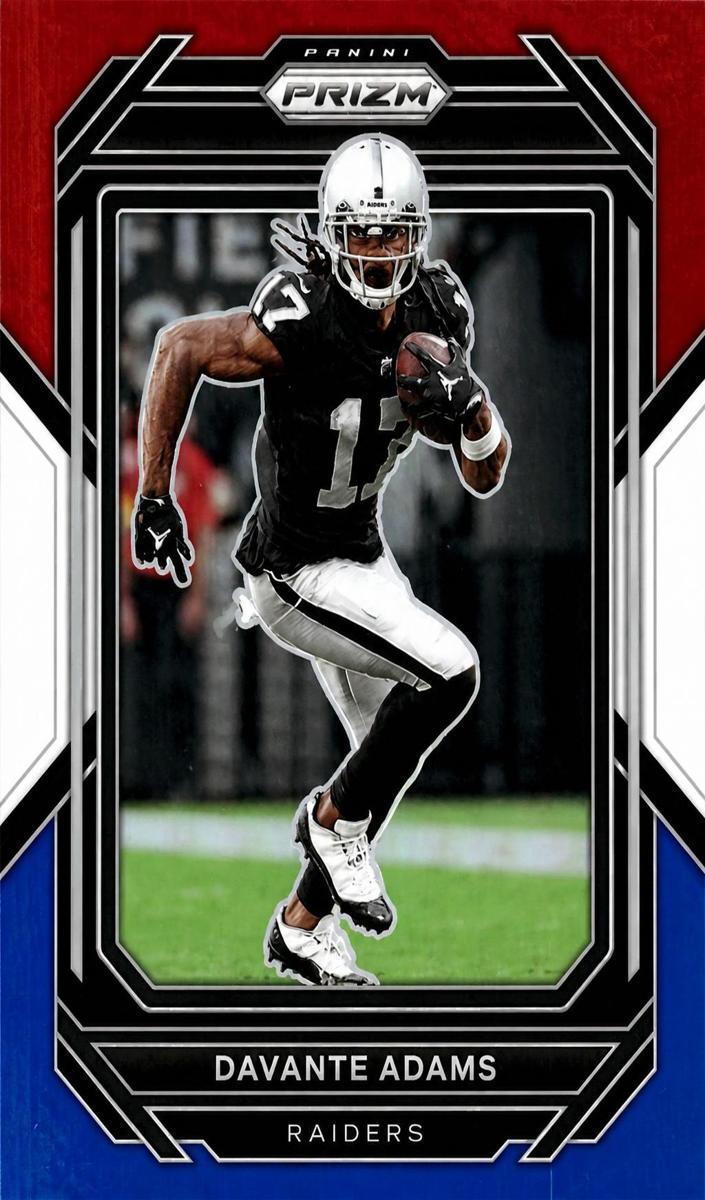 2022 Panini Prizm Football Silver Davante Adams #171 PSA 9