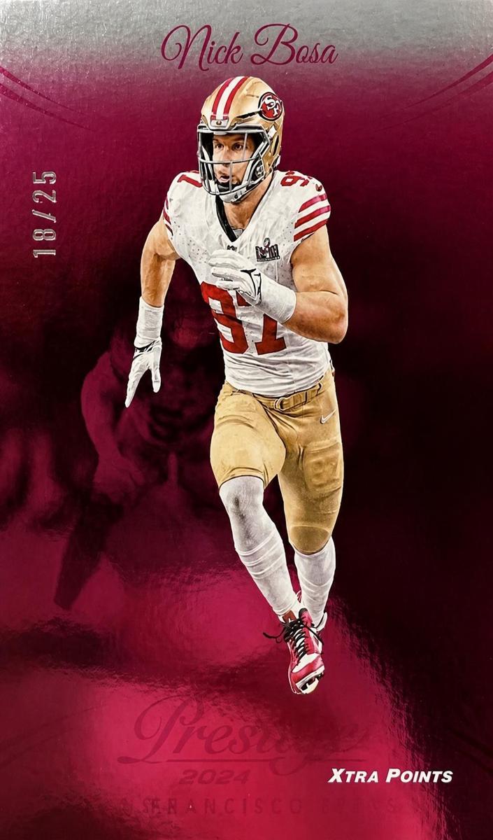 2024 Panini Prestige Football Pink Xtra Points Nick Bosa #261