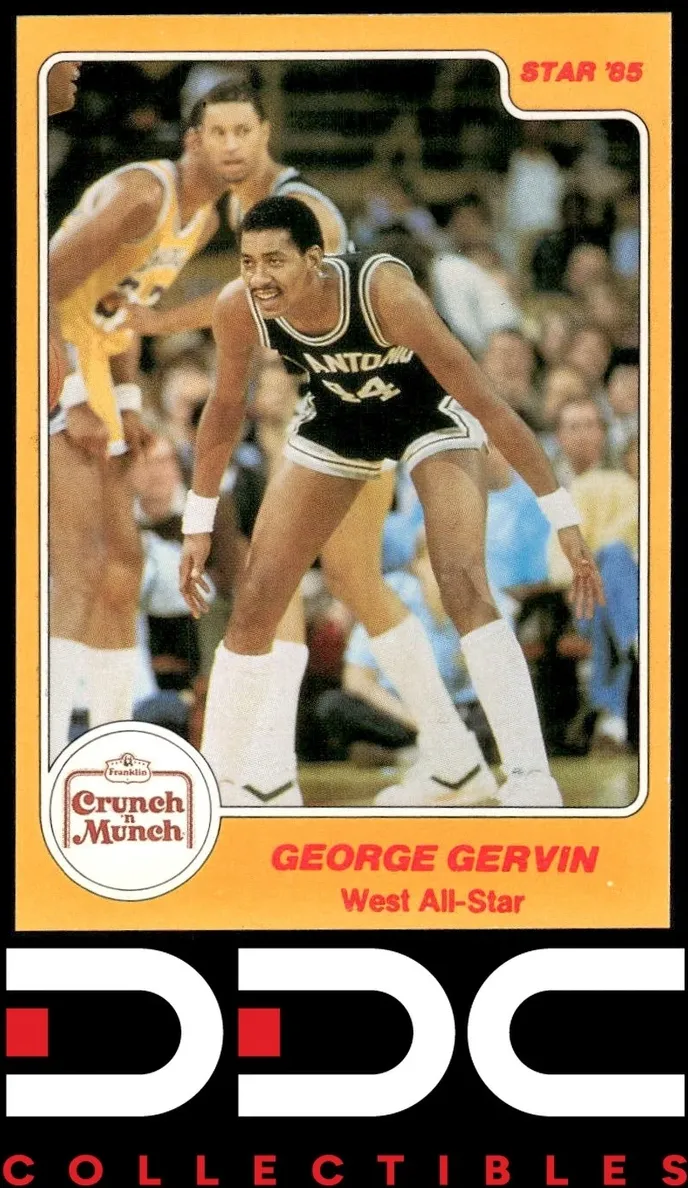1985 Star Basketball George Gervin #9 BGS 8