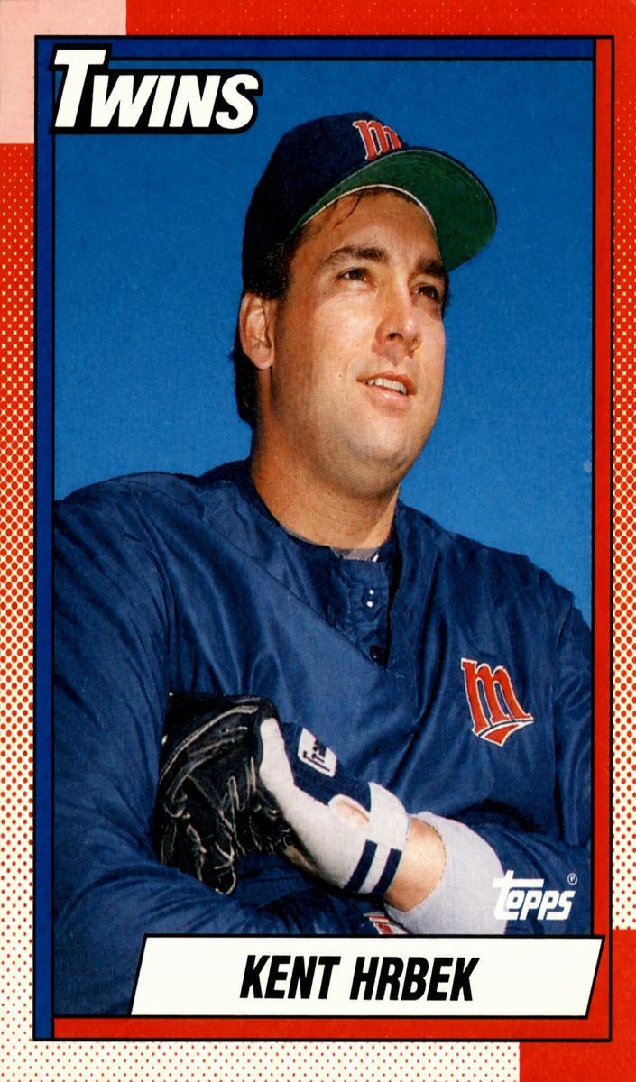 1990 Topps Baseball Kent Hrbek #125 PSA 9