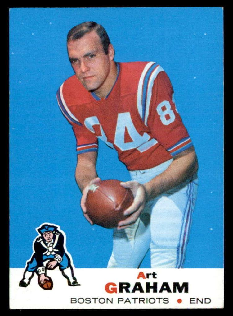 1969 Topps Football Art Graham #39 PSA 7.5