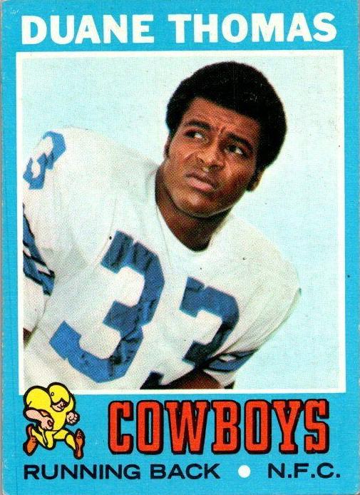 1971 Topps Football Duane Thomas #65