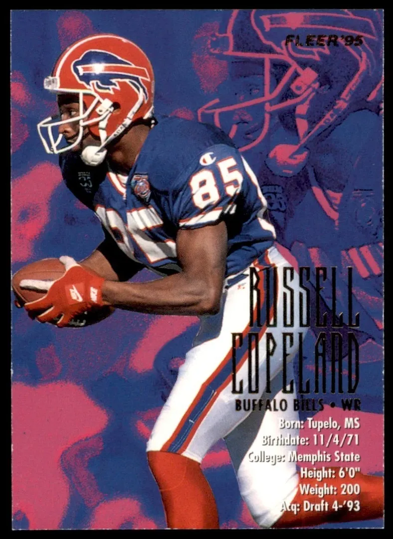 1995 Fleer Football Russell Copeland #31