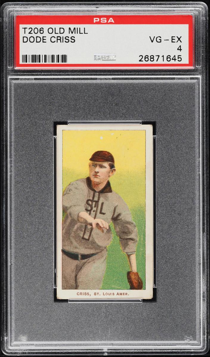 1909-11 T206 Baseball Dode Criss #NNO