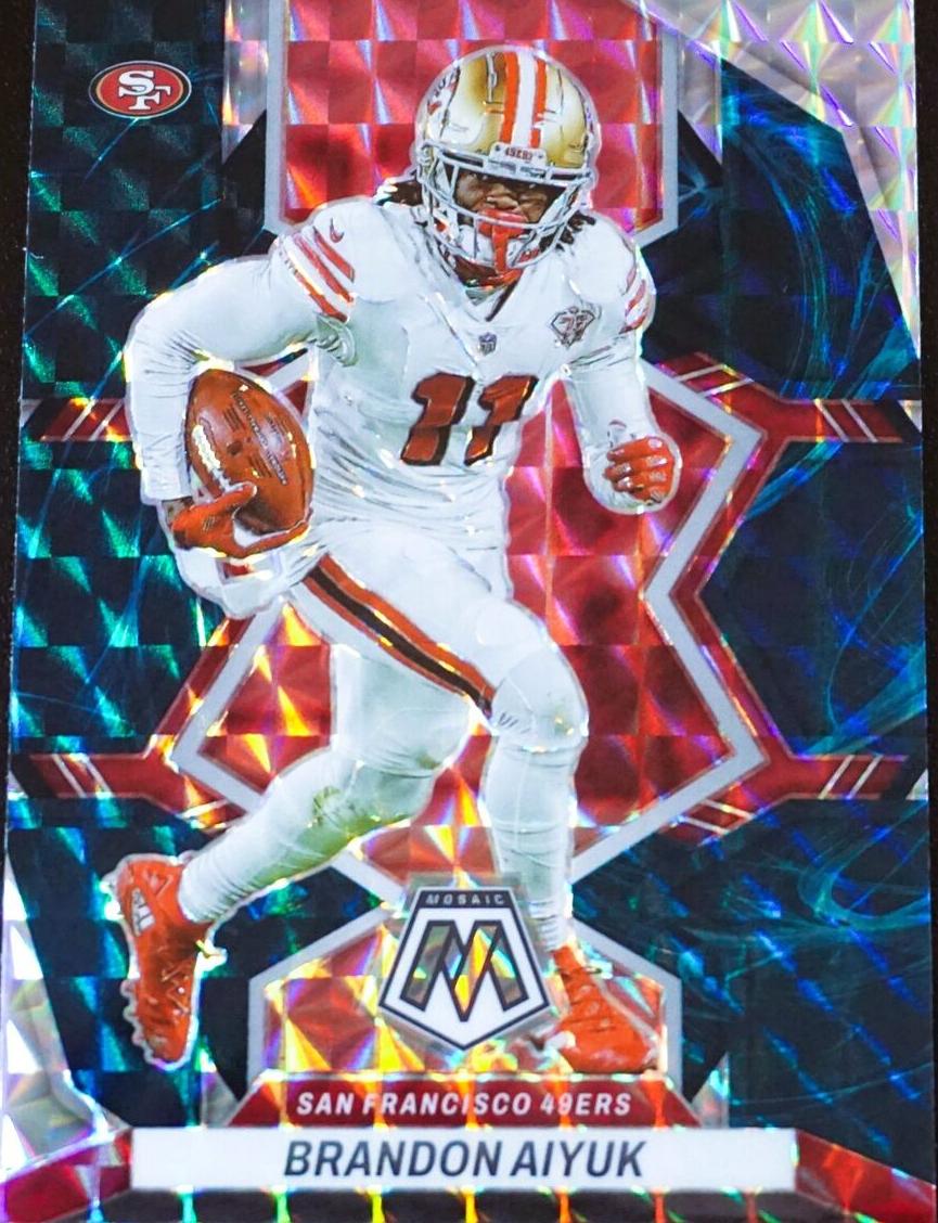 2022 Panini Mosaic Football Genesis Brandon Aiyuk #178 PSA 10