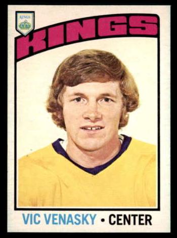 1976 O-Pee-Chee Hockey Vic Venasky #211 PSA 8