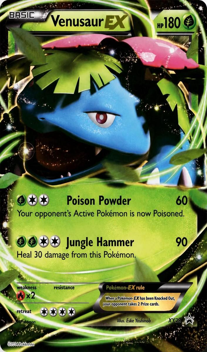 2014 Pokemon XY Black Star Promo Venusaur EX #XY28 PSA 10