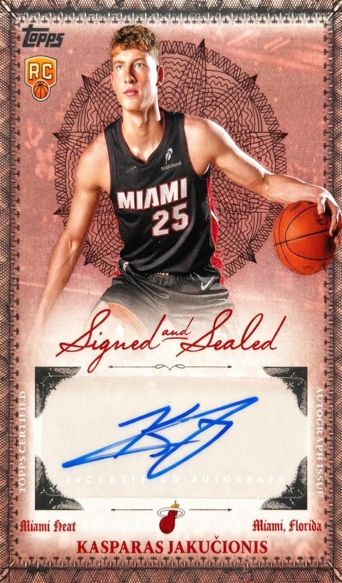2025 Topps Basketball Kasparas Jakucionis #BSI-KJ PSA 9