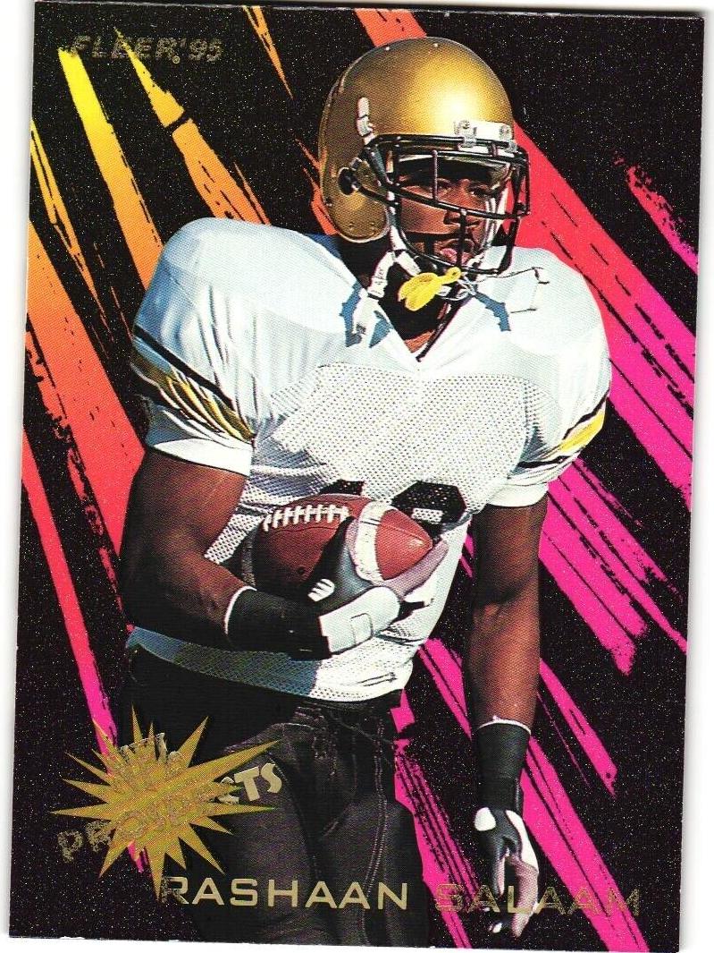 1995 Fleer Football Rashaan Salaam #13