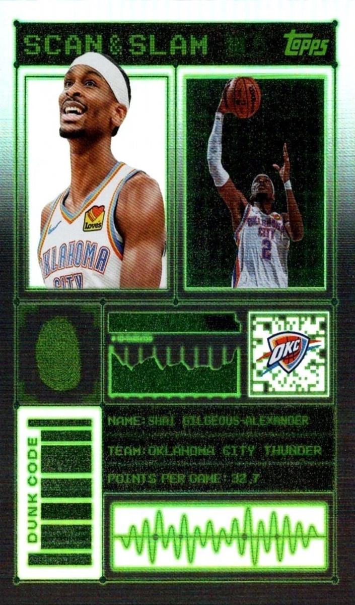 2025 Topps Basketball Shai Gilgeous Alexander #SS-4