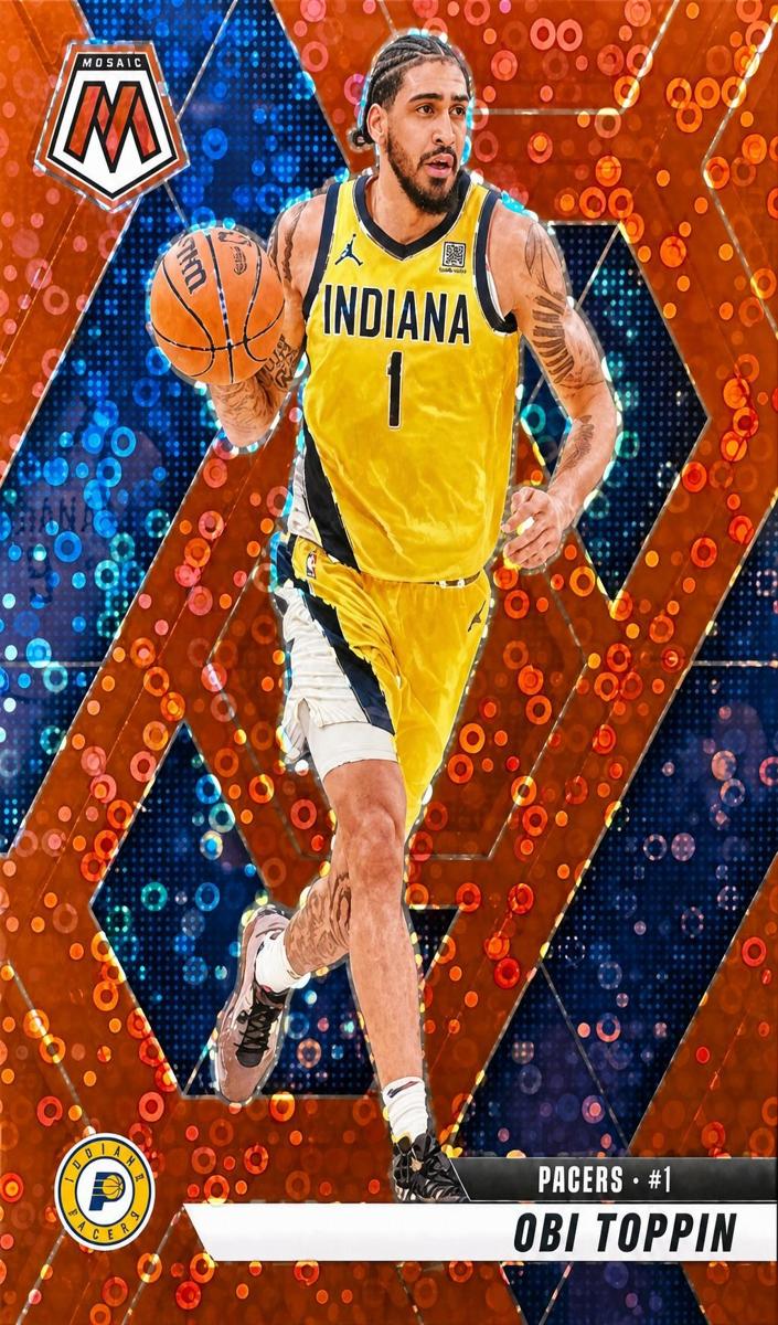 2024 Panini Mosaic Basketball Fast Break Red Obi Toppin #4