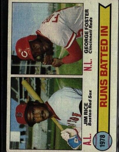1979 Topps Baseball RBI Leaders #3 PSA 8.5