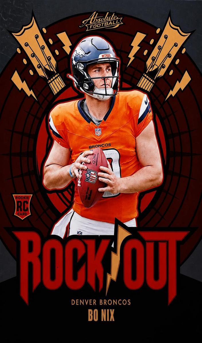 2024 Panini Absolute Football Bo Nix #RO-BNX