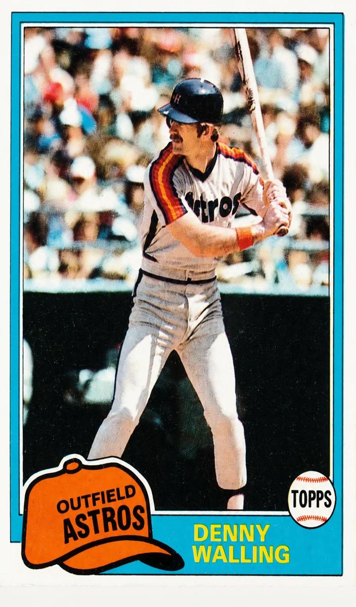 1981 Topps Baseball Denny Walling #439 PSA 6