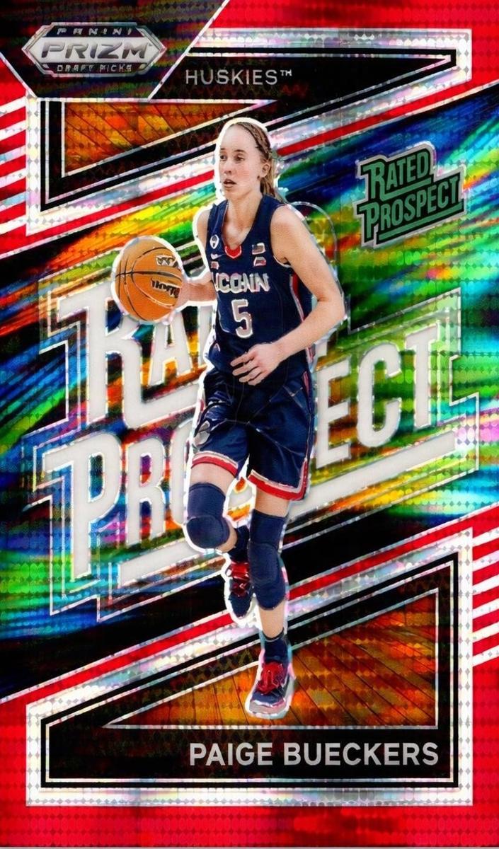 2024 Panini Prizm Draft Picks Basketball Red Pulsar Paige Bueckers #2 PSA 10