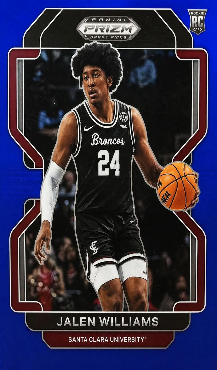 2022 Panini Prizm Draft Picks Basketball Blue Jalen Williams #84