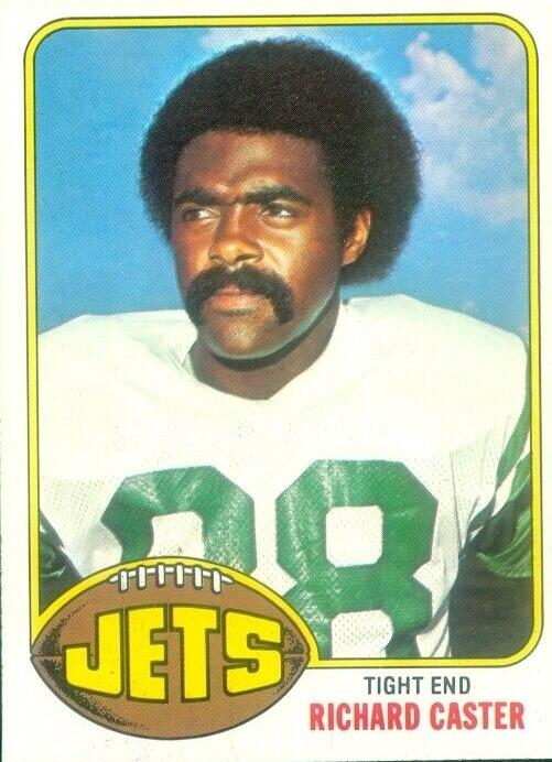 1976 Topps Football Richard Caster #244