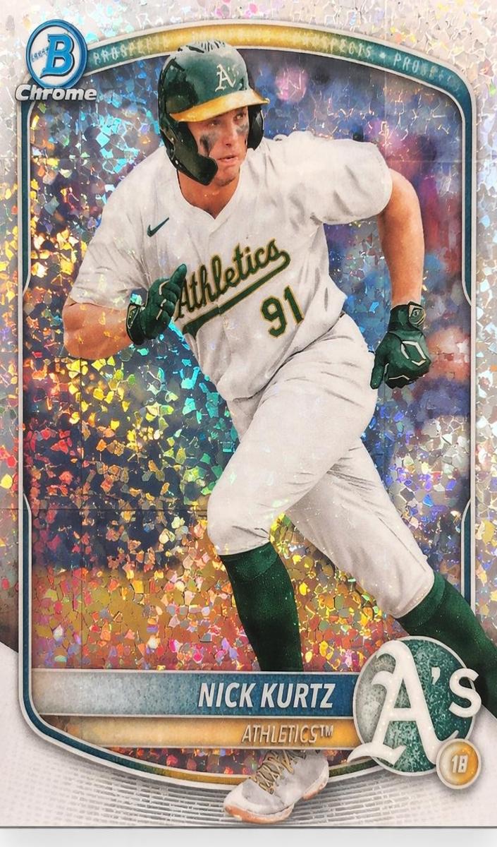 2025 Bowman Chrome Prospects Baseball Mini Diamond Nick Kurtz #BCP-114