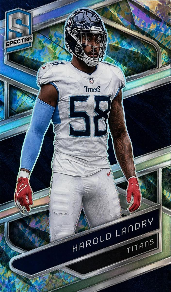 2024 Panini Spectra Football Neon Splatter Harold Landry #98