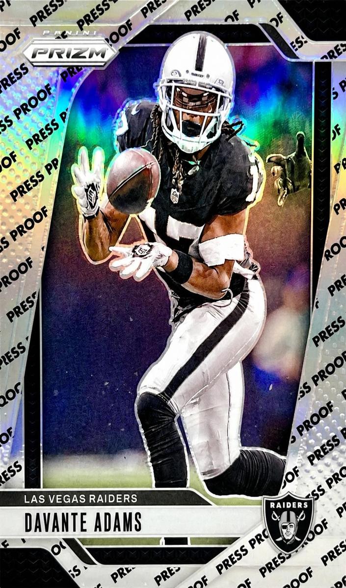 2024 Panini Prizm Football Press Proof Davante Adams #150 PSA 9