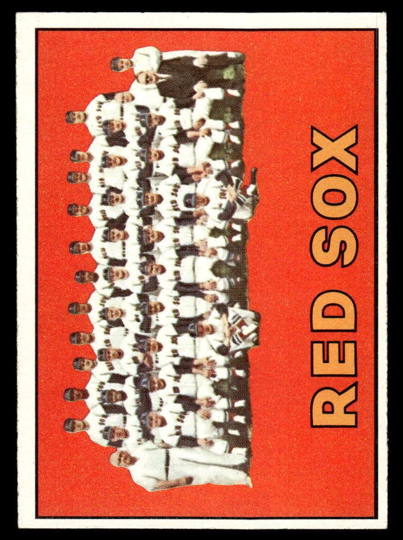 1967 Topps Baseball Boston Red Sox #604 PSA 7.5