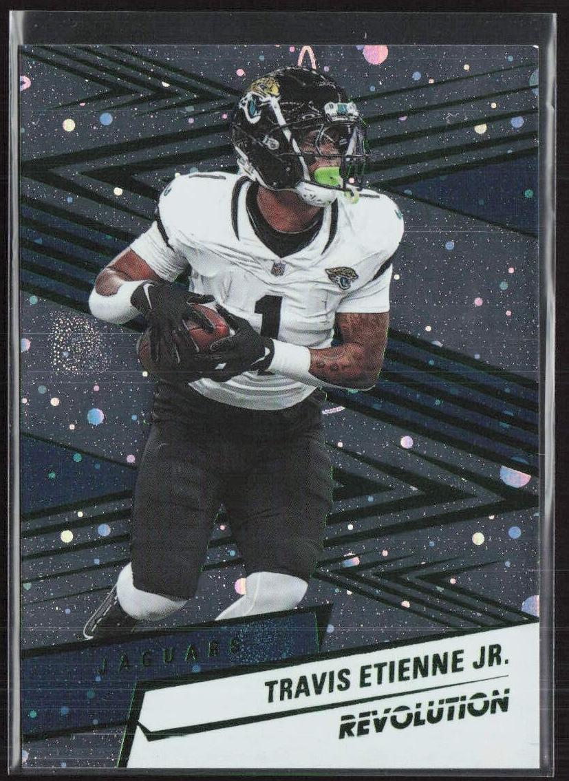 2025 Panini Revolution Football Green Cosmo Travis Etienne Jr. #92