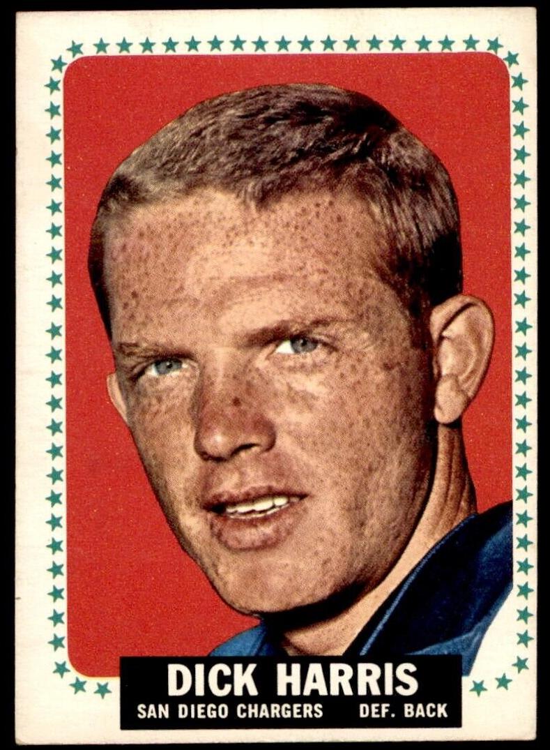 1964 Topps Football Dick Harris #160 PSA 8
