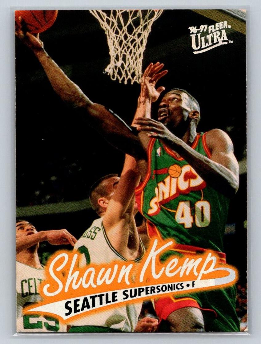 1996 Fleer Ultra Basketball Shawn Kemp #103 PSA 8