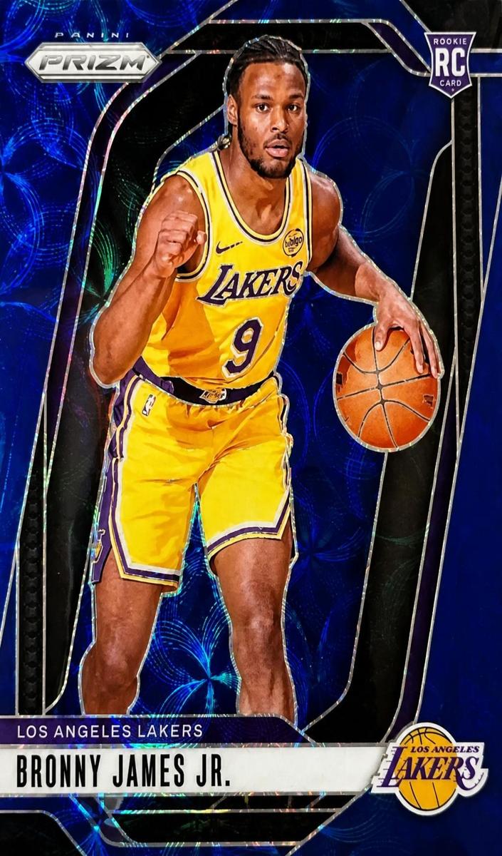 2024 Panini Prizm Basketball Choice Blue Bronny James Jr. #243