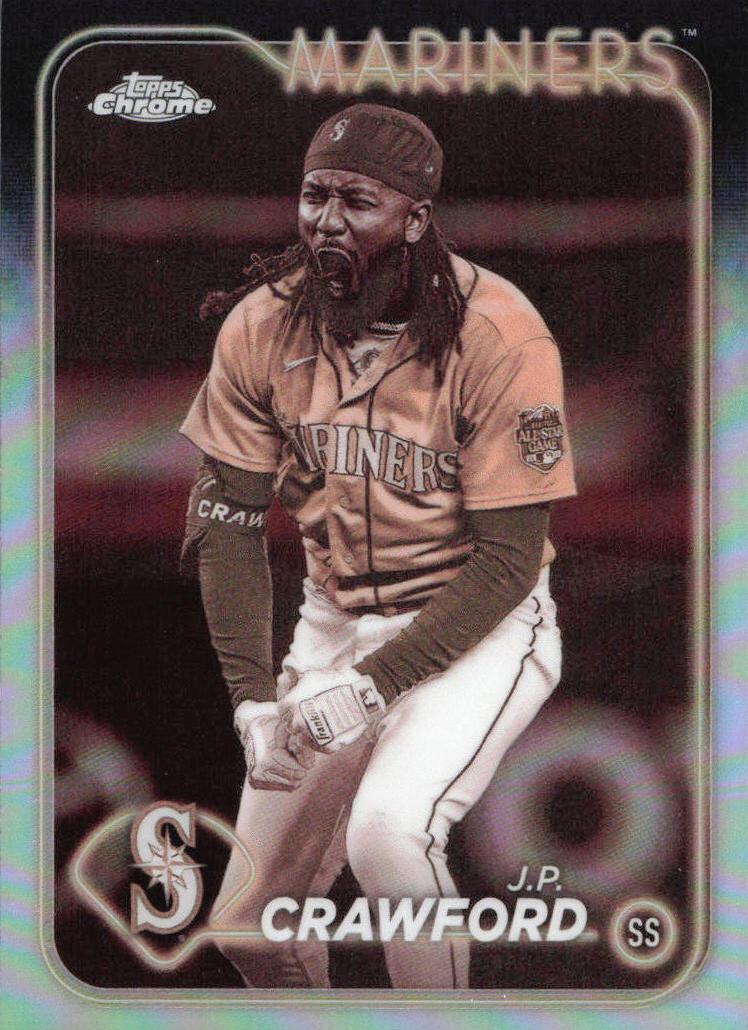 2024 Topps Chrome Baseball Sepia J.P. Crawford #14