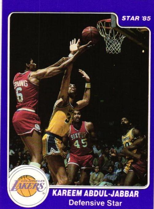 1985 Star Basketball Kareem Abdul-Jabbar #9 BGS 8.5