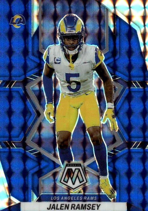 2022 Panini Mosaic Football Blue Jalen Ramsey #113