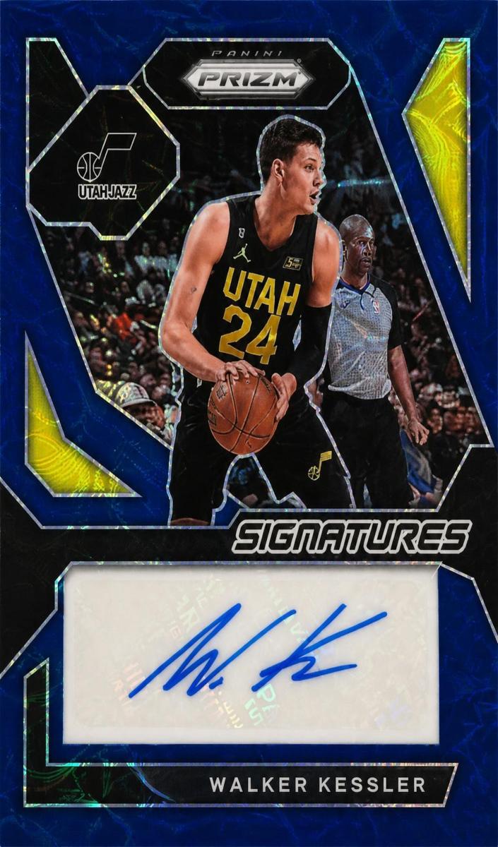 2023 Panini Prizm Basketball Blue Walker Kessler #SIG-KES