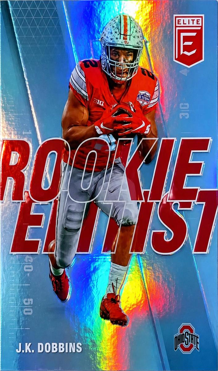 2020 Donruss Elite Football J.K. Dobbins #7 CGC 9.5
