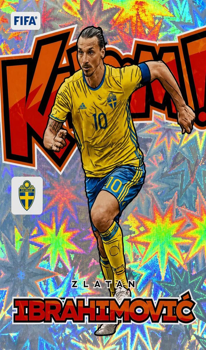2024 Panini Donruss Soccer Zlatan Ibrahimovic #25
