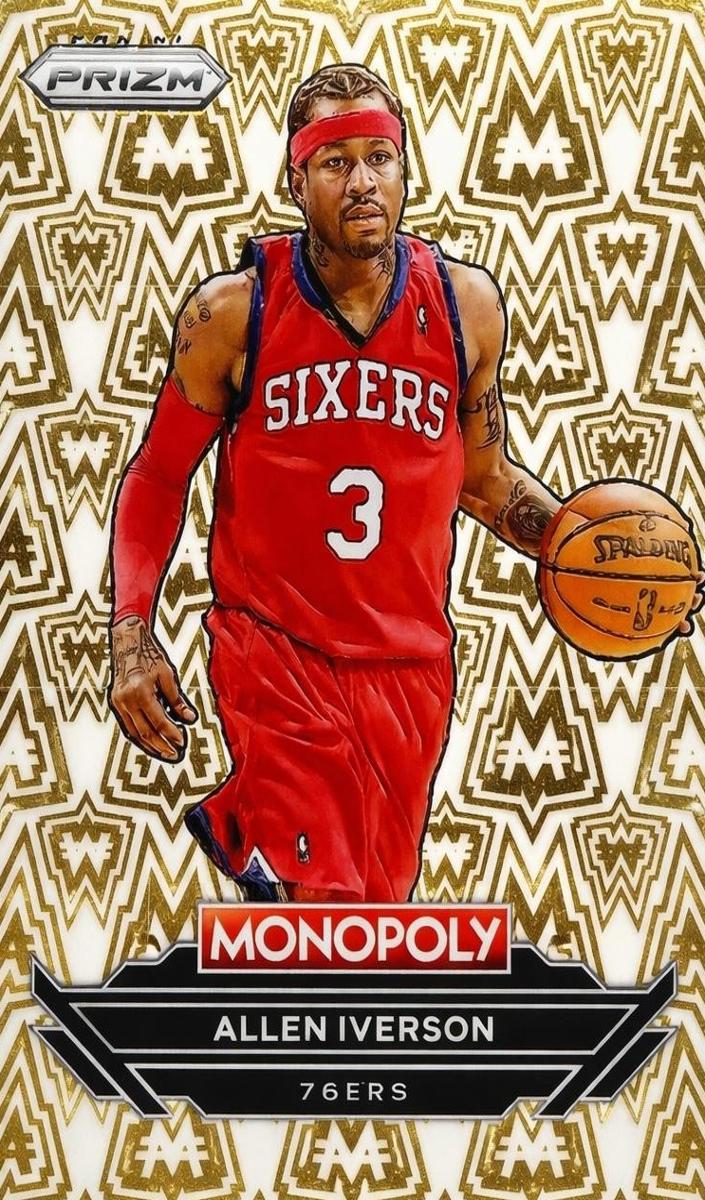2024 Panini Prizm Monopoly Basketball Allen Iverson #W7 PSA 10